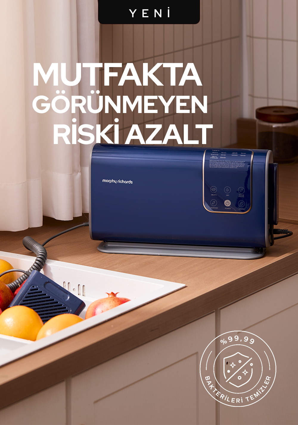 Morphy Richards Gıda Arıtma ve Dezenfeksiyon Cihazı