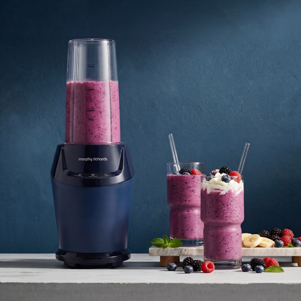 21.000 RPM Smoothie Blender – 700 ml & 500 ml Kaplı, Sessiz, Çok Amaçlı