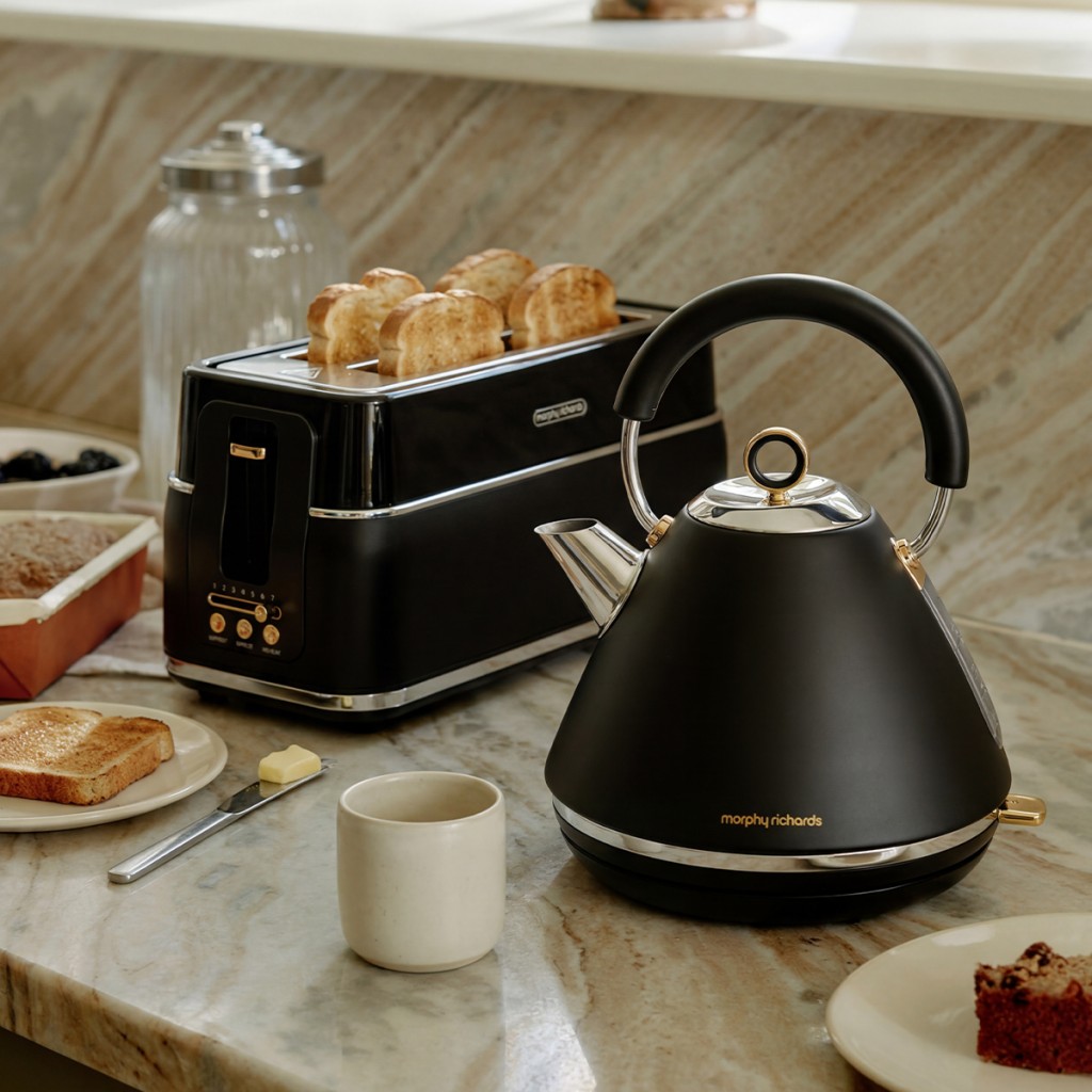 Accents Su Isıtıcı - Signature 2 Bölme/4 Dilim Ekmek Kızartma Makinesi Set