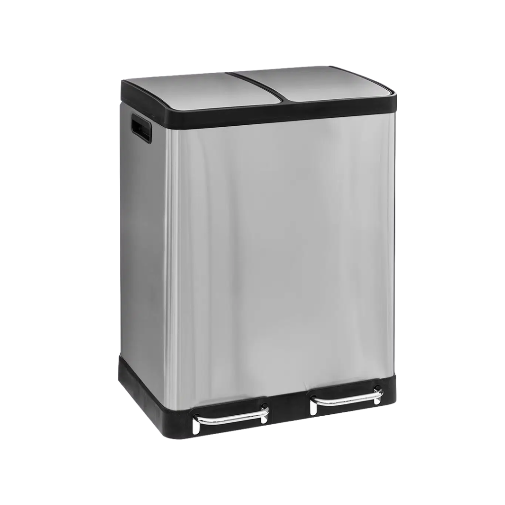 Ariane Metal Pedallı 2*30 L Çöp Kutusu/Çelik